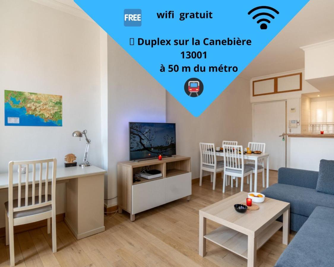 Duplex T3 Climatise Lägenhet Marseille Exteriör bild