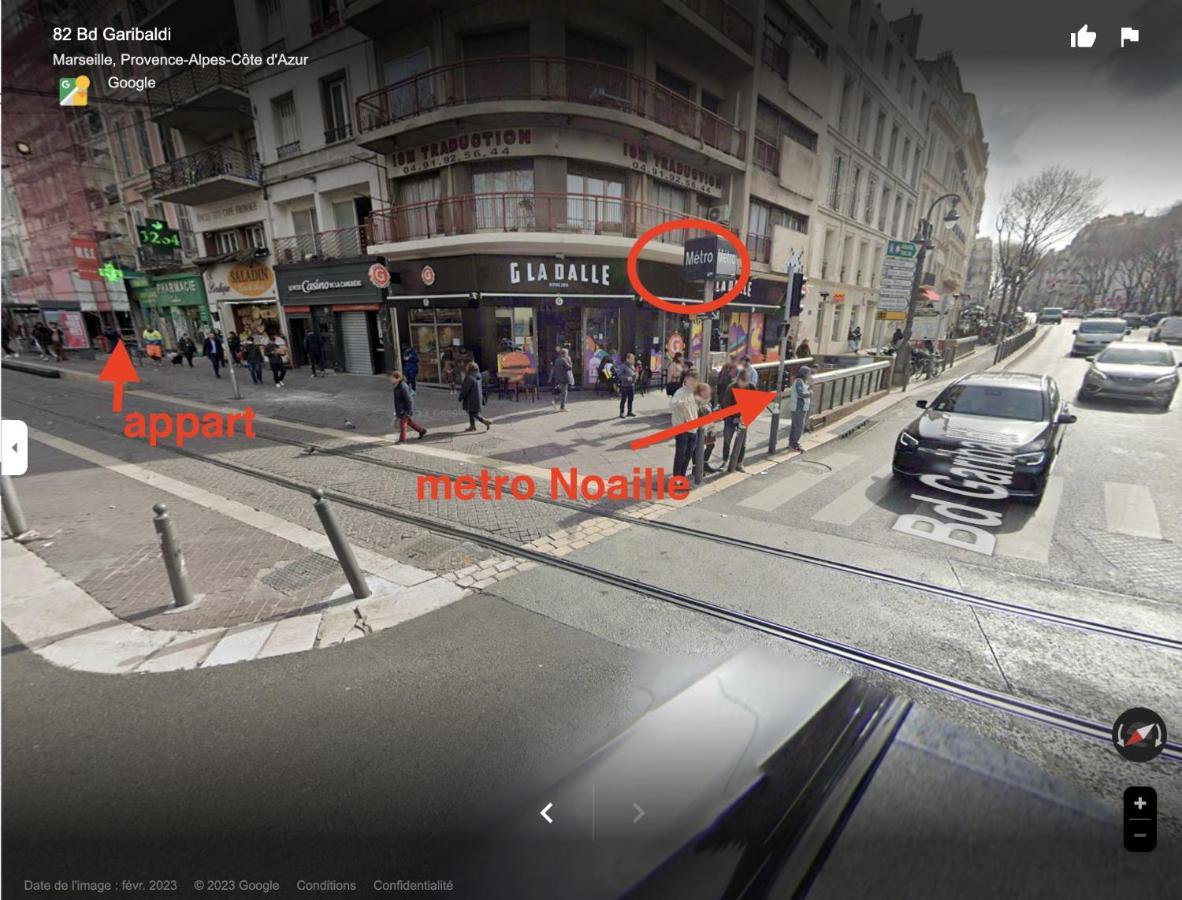 Duplex T3 Climatise Lägenhet Marseille Exteriör bild
